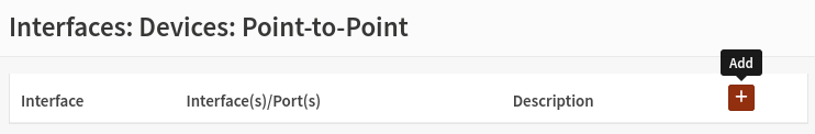 OPNsense point-to-point section